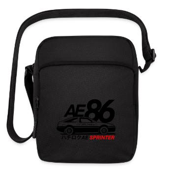 Spirit of AE 86 - Upright Crossbody Bag - black - Front