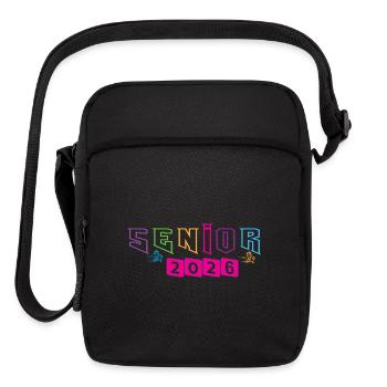 senior - Upright Crossbody Bag - black - Front