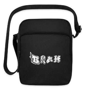 Bruh graphic  - Upright Crossbody Bag - black - Front