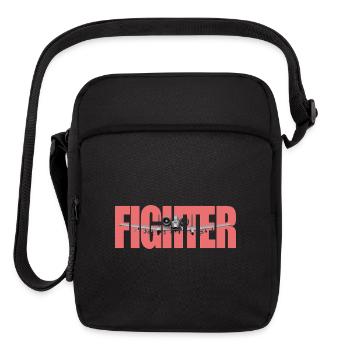 Fighter A-10 Thunderbolt II - Upright Crossbody Bag - black - Front
