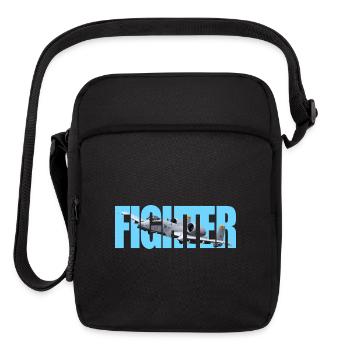 Fighter A-10 Thunderbolt II - Upright Crossbody Bag - black - Front