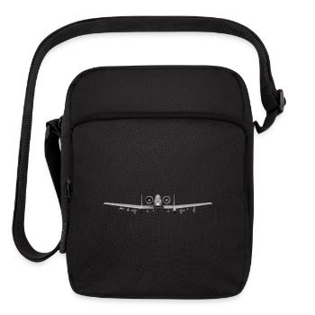 Frontline Bomber Front View - Upright Crossbody Bag - black - Front
