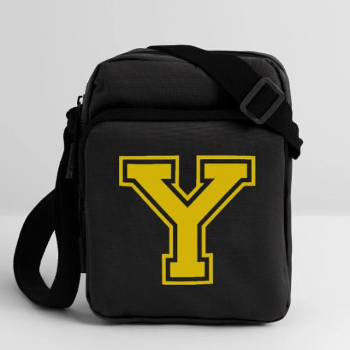 Letter Y – Capital Athletic Alphabet Monogram - Upright Crossbody Bag