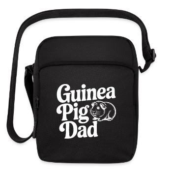 Guinea Pig Dad - Upright Crossbody Bag - black - Front