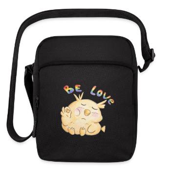 Chubby Zen Duck - Upright Crossbody Bag - black - Front