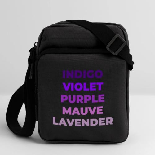 Shades of Purple - Upright Crossbody Bag