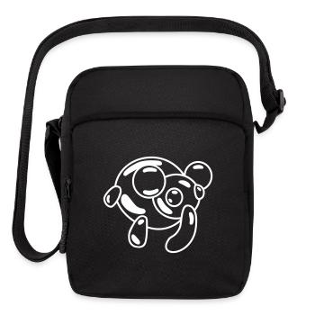 Soap Bubble Elephant Kids Design - Upright Crossbody Bag - black - Front