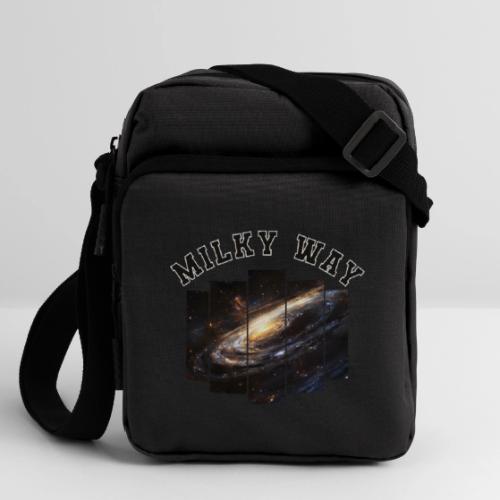 Milky way galaxy - Upright Crossbody Bag