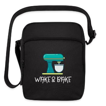 Wake And Bake - Upright Crossbody Bag - black - Front