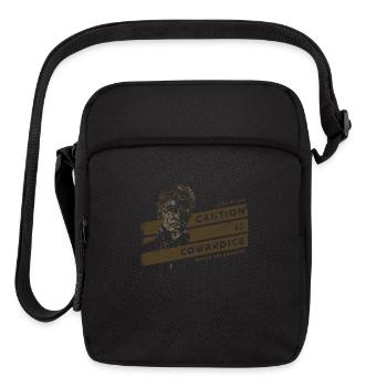 John Brown Caution is Cowardice - Upright Crossbody Bag - black - Front