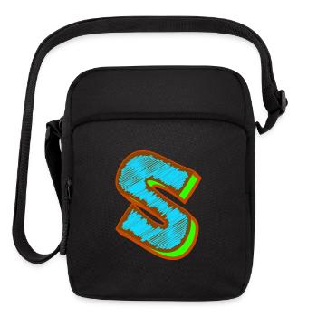 T-shirt - Upright Crossbody Bag - black - Front