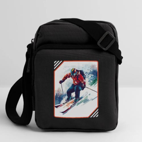 Skiing is Life - Upright Crossbody Bag
