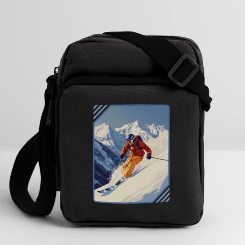 Mountain Skiing Vibes - Upright Crossbody Bag