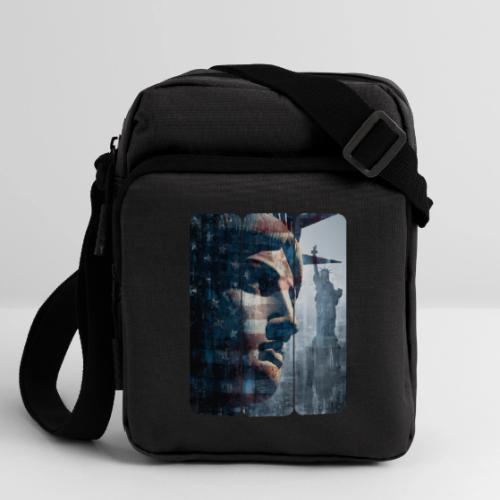 USA: Liberty in Three Visions - Upright Crossbody Bag