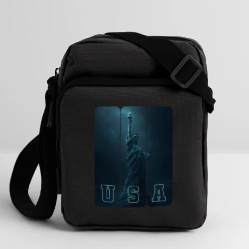 Neon Liberty USA Triptych - Upright Crossbody Bag