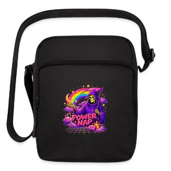 Power Nap Power Nap Rainbow - Upright Crossbody Bag - black - Front