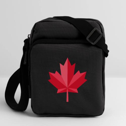 Canadian red maple leaf - Upright Crossbody Bag