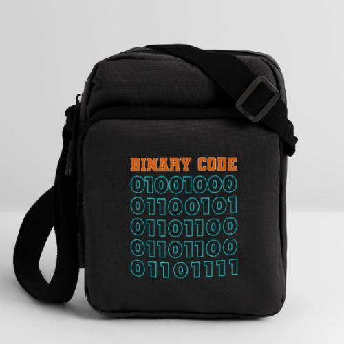 Say Hello in Binary code - Upright Crossbody Bag