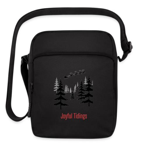 Joyful Tidings Christmas T-Shirt - Upright Crossbody Bag