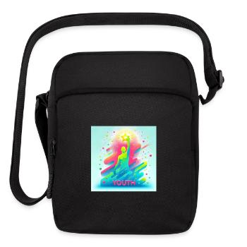 Youth Rising Star Neon Splash - Upright Crossbody Bag - black - Front
