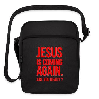 Jesus Is Coming Again - Upright Crossbody Bag - black - Front