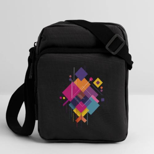 Vibrant Geometry - Upright Crossbody Bag