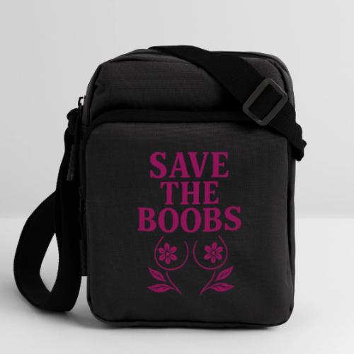 Save the boobs! - Upright Crossbody Bag