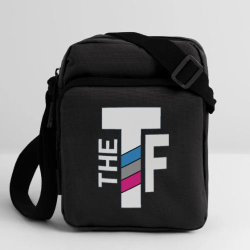Inside Bars in White - Upright Crossbody Bag