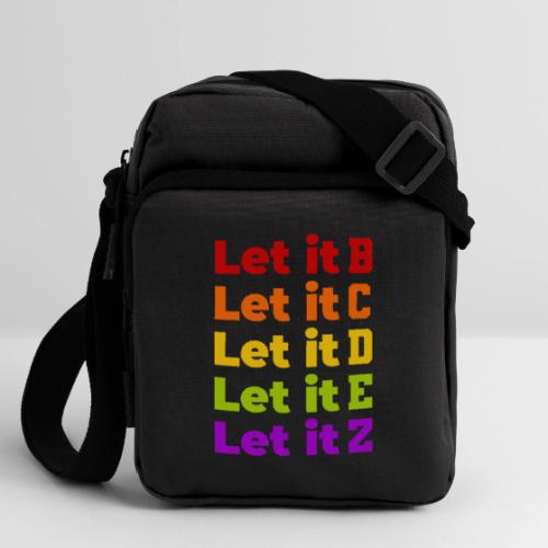 Let It Be Alphabetical - Upright Crossbody Bag