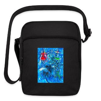 marc chagall - Upright Crossbody Bag - black - Front