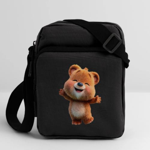 Joyful Baby Bear with Arms Up - Upright Crossbody Bag