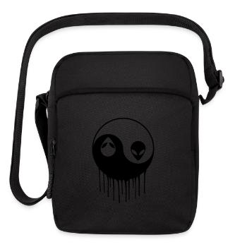 Alien Yin Yang - Upright Crossbody Bag - black - Front