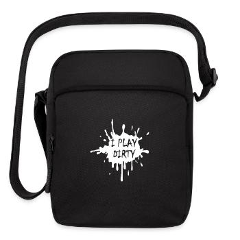 I Play Dirty Mud Splatter - Upright Crossbody Bag - black - Front