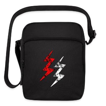 ThunderBolt Threads - Upright Crossbody Bag - black - Front