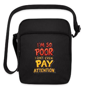 So Poor - Upright Crossbody Bag - black - Front