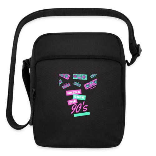 Bring Back The 90s Nostalgia Design| Retro 90s Art - Upright Crossbody Bag