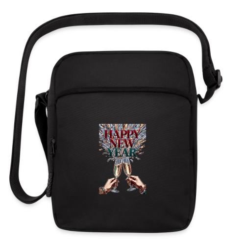 Toasting Hands T-Shirt Confetti Shower Premium - Upright Crossbody Bag