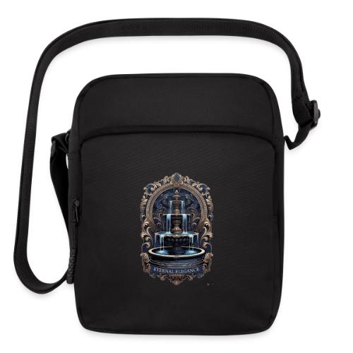 Gilded Baroque Fountain T-Shirt - Upright Crossbody Bag