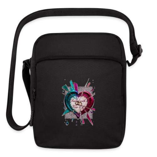 Sealed with a Kiss-Off T-Shirt - Upright Crossbody Bag