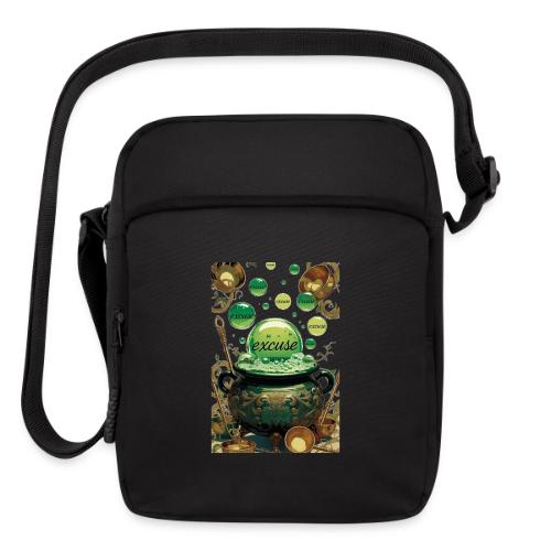 Emerald Excuses Cauldron Graphic Tee - Upright Crossbody Bag