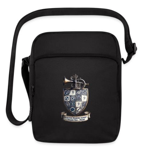 Selective Hearing Expert Crest T Shirt - Upright Crossbody Bag