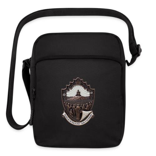 Sermon on the Mount T Shirt, Christian Faith Gift - Upright Crossbody Bag