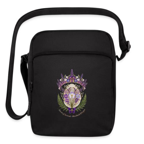 Spring Meadow Crown Tee, Cottagecore Renewal Gift - Upright Crossbody Bag
