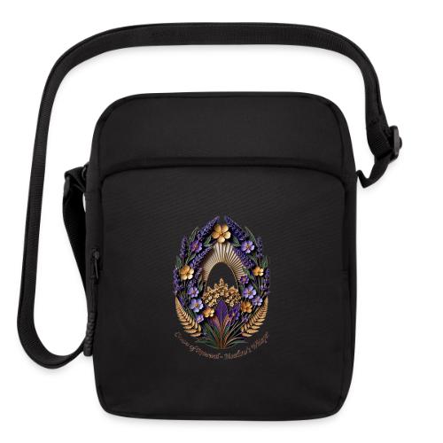 Easter Meadow Crown Renewal T Shirt, Spring Gift - Upright Crossbody Bag