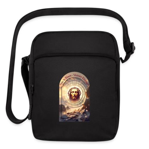 Easter He Is Risen Sacred Face T Shirt, wife Gift - Upright Crossbody Bag