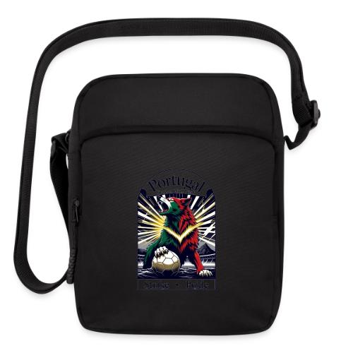 Portugal Iberian Wolf Soccer T Shirt, Pride Gift - Upright Crossbody Bag