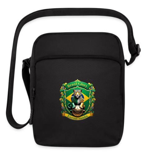 Brazil Jaguar Glory Tee, Brazilian Pride Gift - Upright Crossbody Bag