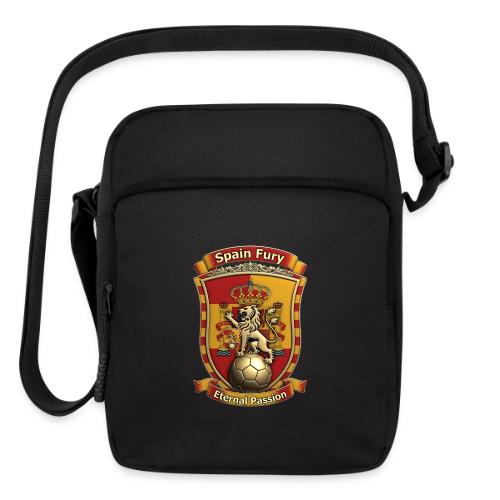 Spain Lion Fury T-Shirt, Spanish Crest Gift - Upright Crossbody Bag