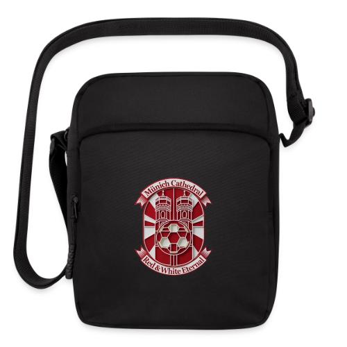 Munich Cathedral T Shirt, German Football Fan Gift - Upright Crossbody Bag