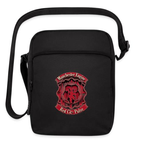 Red Manchester T Shirt, Red Soccer City Pride Gift - Upright Crossbody Bag